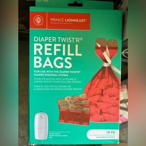 Prince Lionheart diaper Twist’r refill bags -7 boxes total